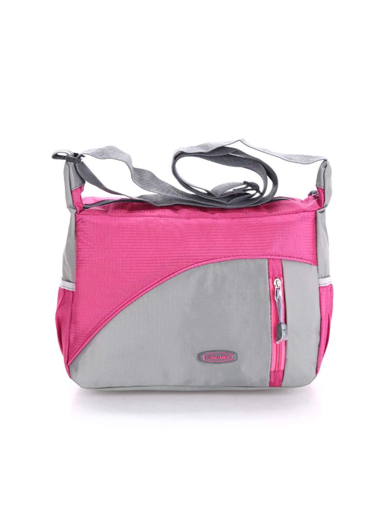 Colorblock Square Bag Medium Zipper