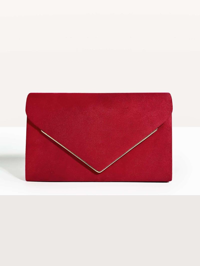 Small Envelope Bag Flannelette Chain Strap For Prom