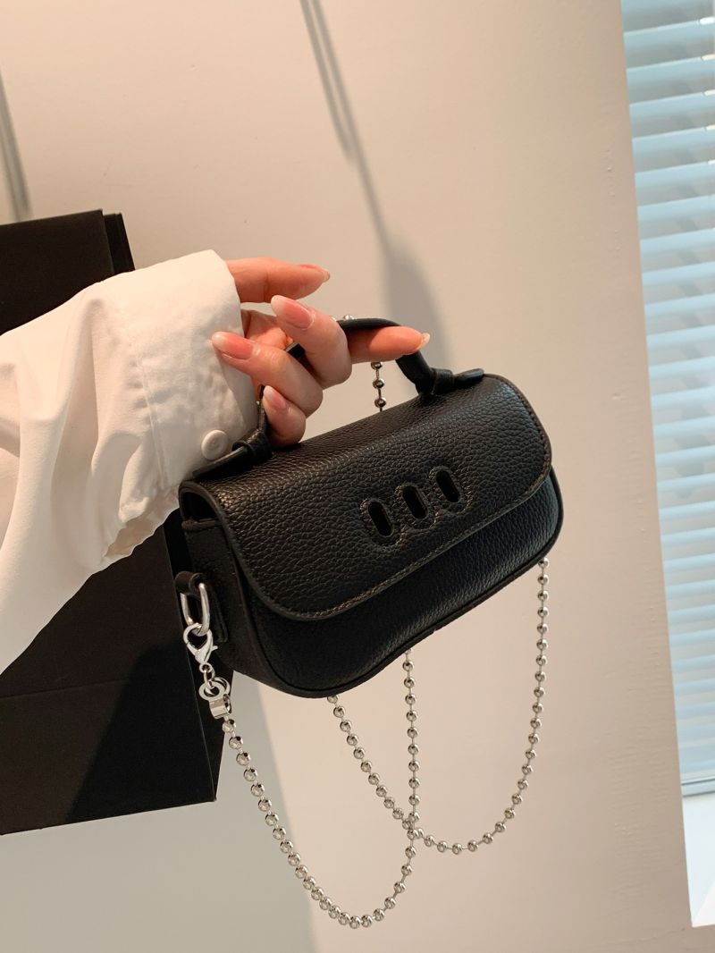Mini Satchel Bag Chain Strap Top Handle