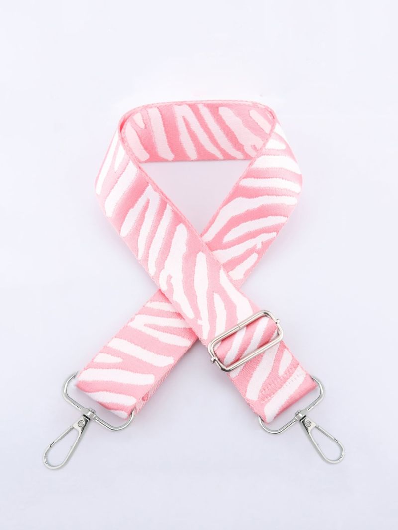 Zebra Striped Pattern Bag Strap
