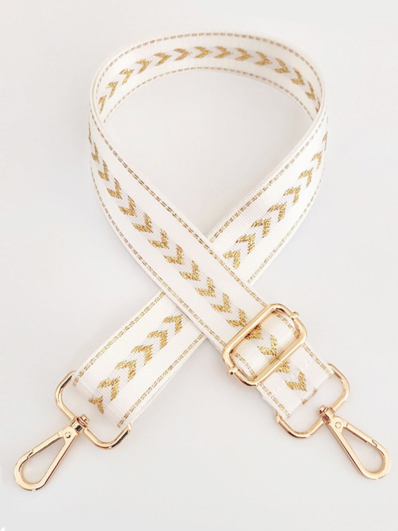 Geometric Pattern Bag Strap Adjustable