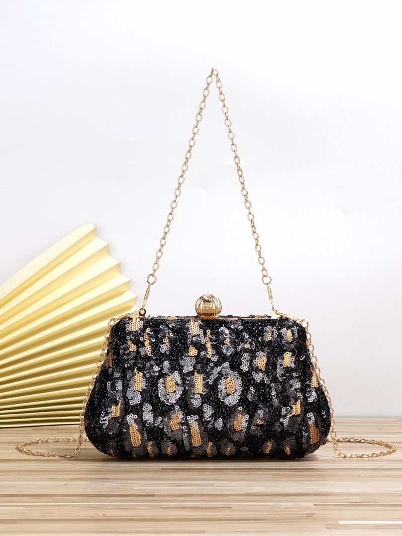 Small Square Bag Sequin Decor