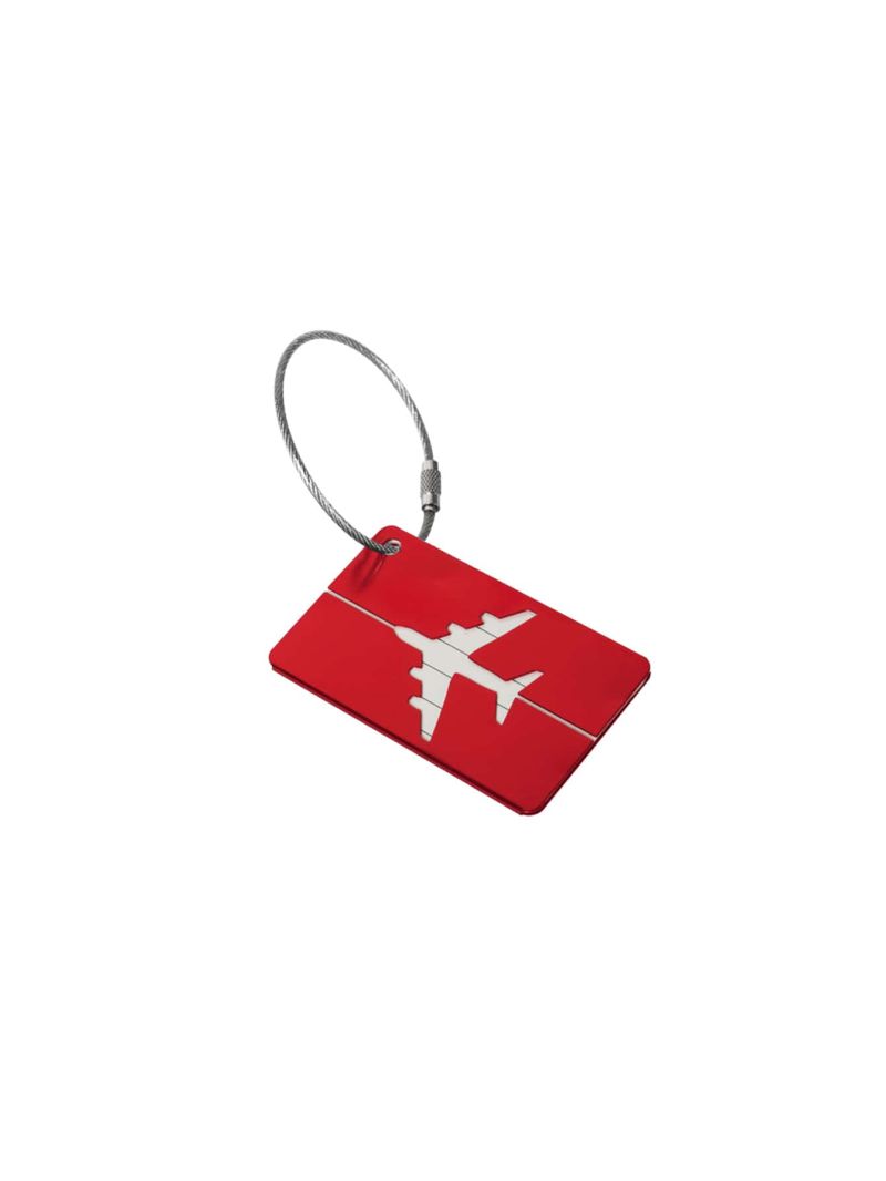 Airplane Pattern Luggage Tag