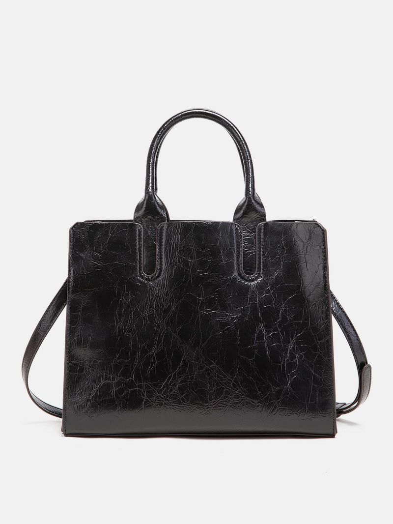 Small Top Handle Bag Black Minimalist For Daily