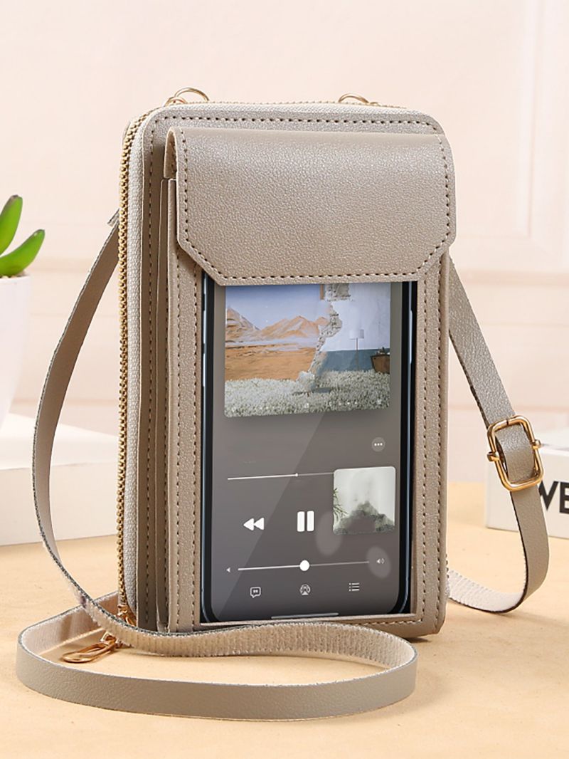 Small Crossbody Cell Phone Purse For Women, Mini Messenger Shoulder Handbag Wallet With Credit Card Slots