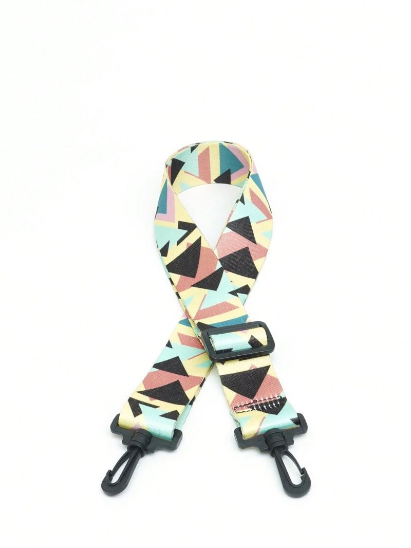 Adjustable Bag Strap Fashionable Geometric Pattern Polyester