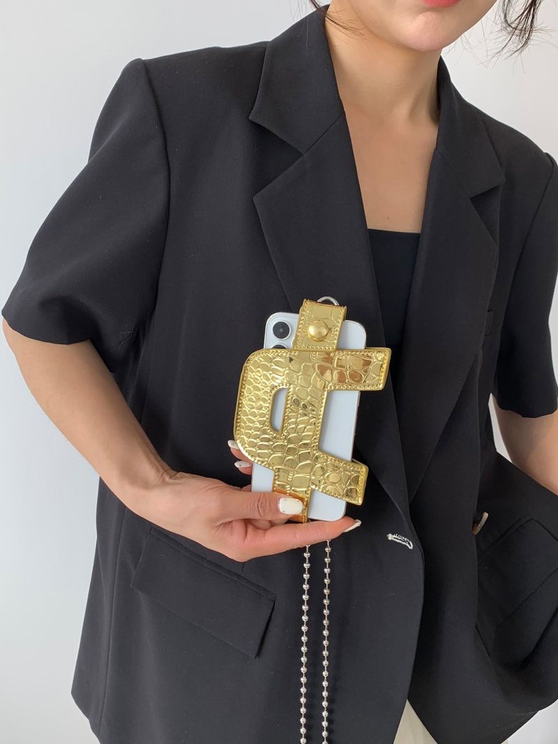 Mini Novelty Bag Crocodile Print Chain PU