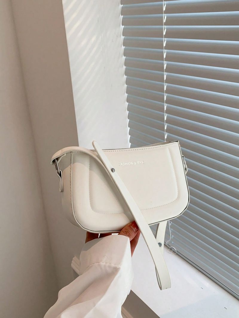 Letter Graphic Square Bag Minimalist