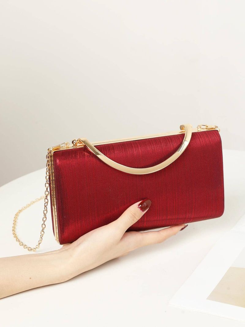 Minimalist Box Bag Small Red