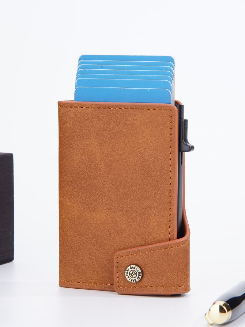 Minimalist Pop Out Card Holder Vintage Card Slot