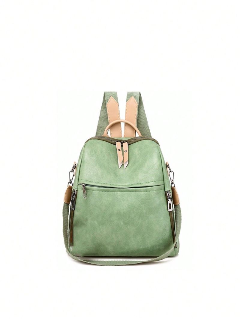 Women's Backpack, Fashion Pu Backpack, Multi-Functional Anti-Theft Wear-Resistant Outdoor Travel Bag