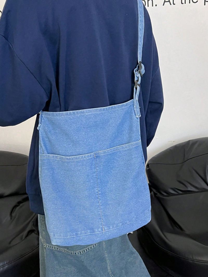 Large Capacity Hobo Bag Solid Color