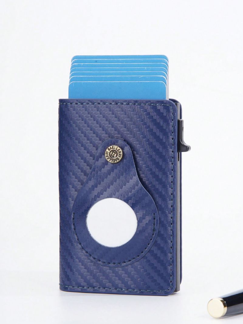 Colorblock Pop Out Card Hold RFID Blocking Card Slot