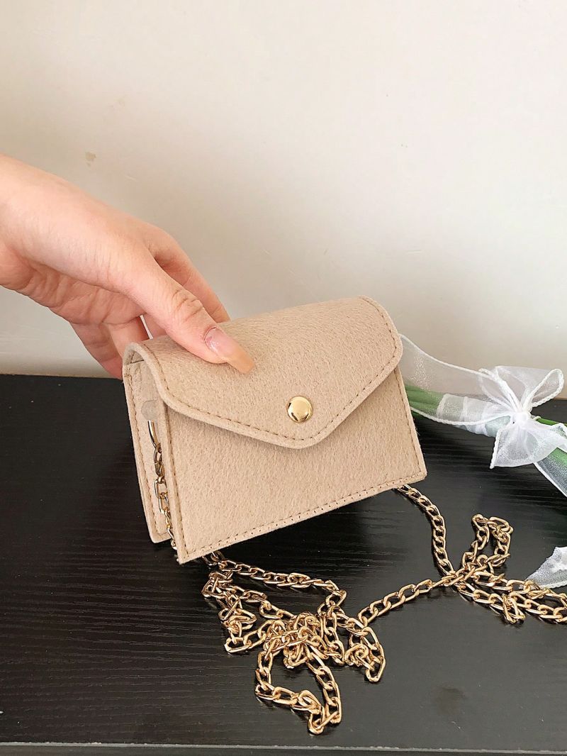 Mini Square Bag Felt Chain