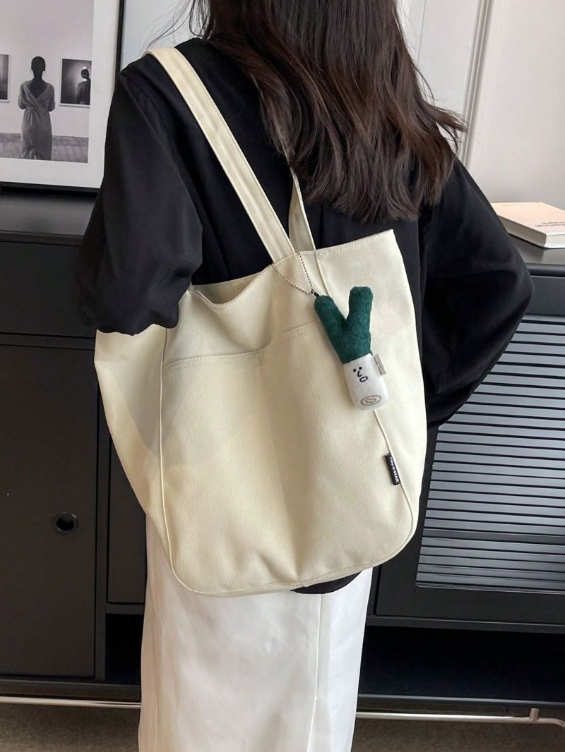 Medium Square Bag Double Handle Canvas