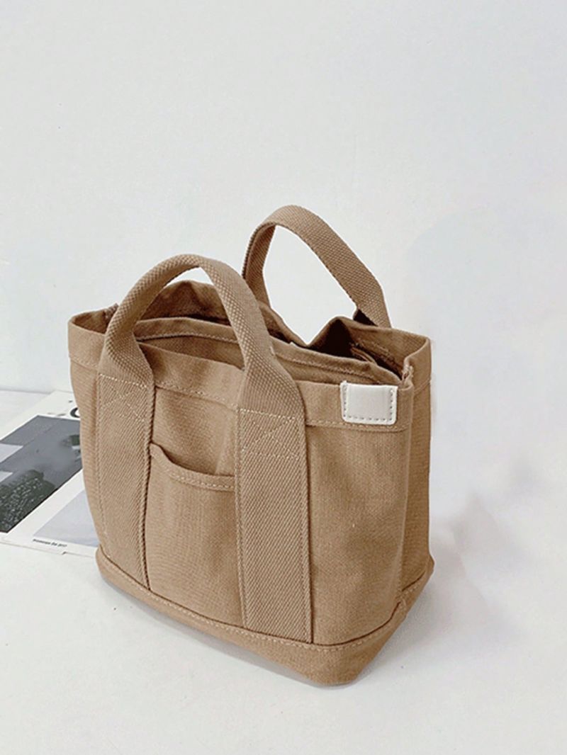 Minimalist Square Bag Medium Khaki