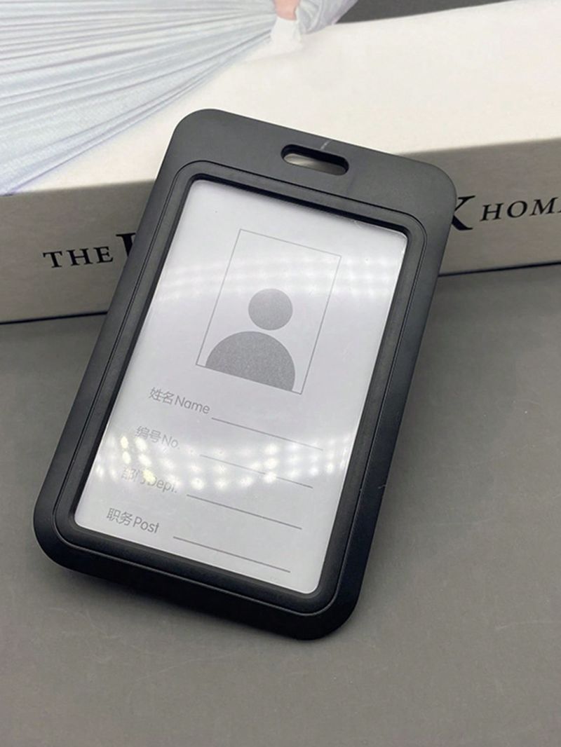 1pc Bank Bus Credit Card Holder Cover Women Men Kids Id Card Holder Protector