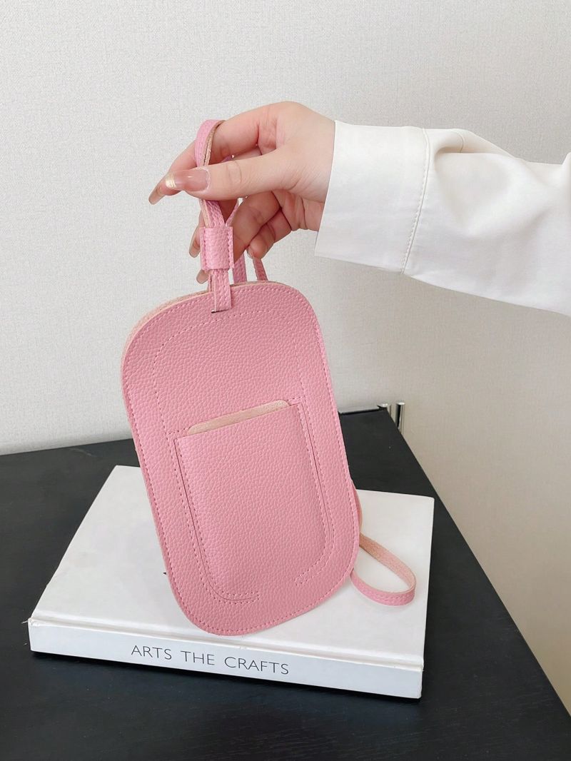 Slim Classic Card Holder Litchi Embossed For Daily