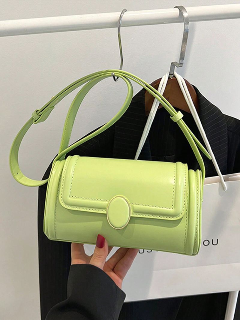 Minimalist Bucket Bag Small Flap