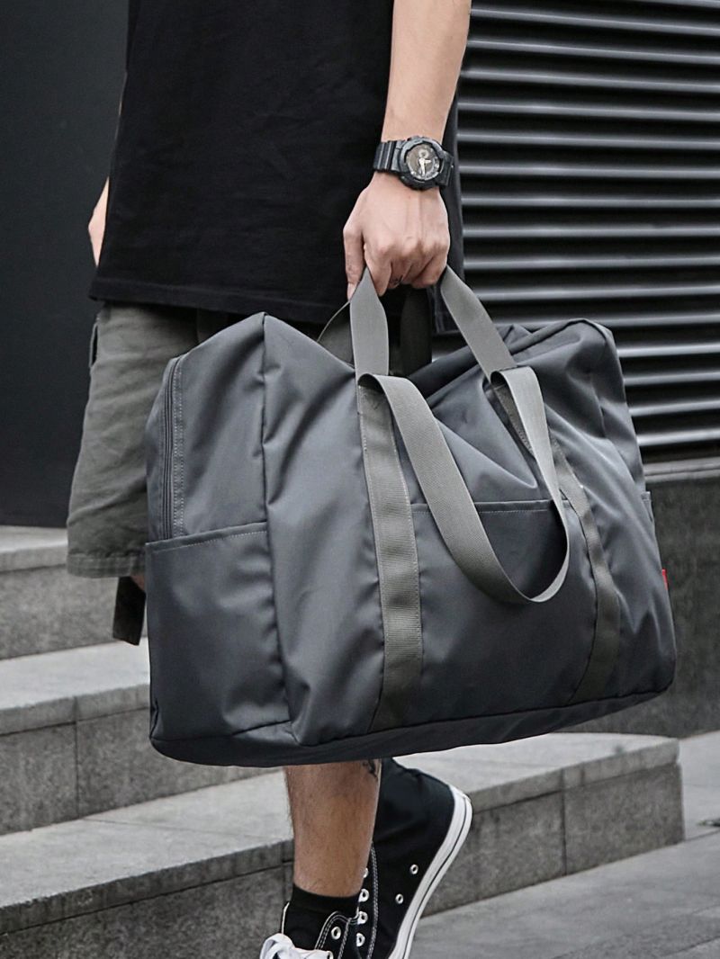 Minimalist Travel Bag Foldable Portable Double Handle