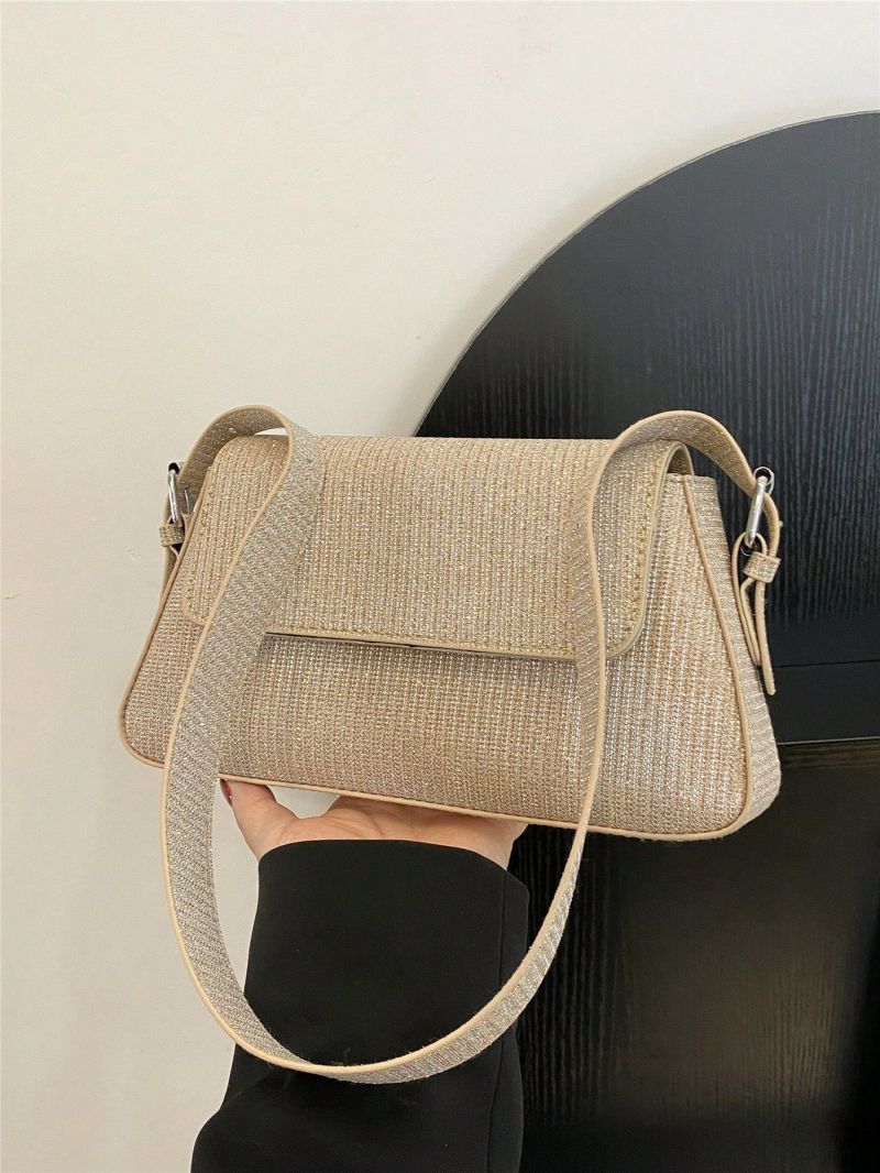 Glitter Square Bag Medium Flap