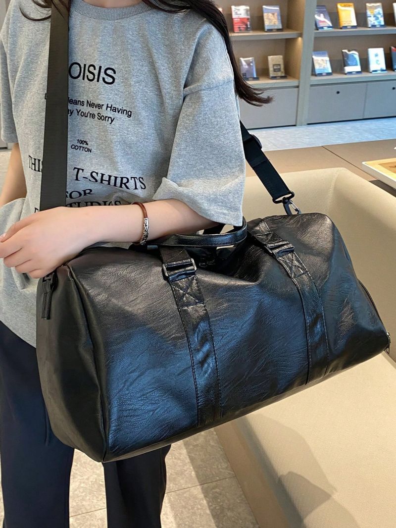 PU Travel Bag Waterproof Pink