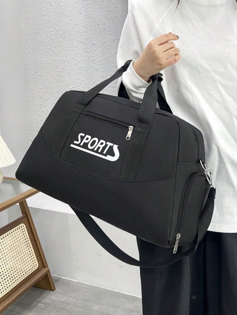 Sporty Duffel Bag Large Capacity Travel Bag