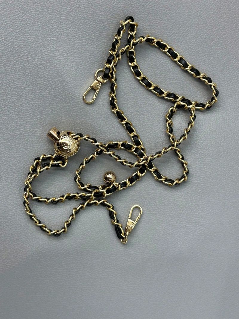 Black Chain Bag Strap Removable