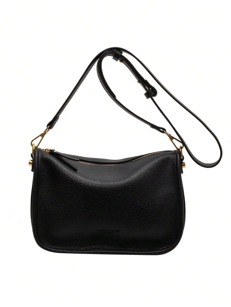 Medium Shoulder Bag Solid Color Minimalist Style