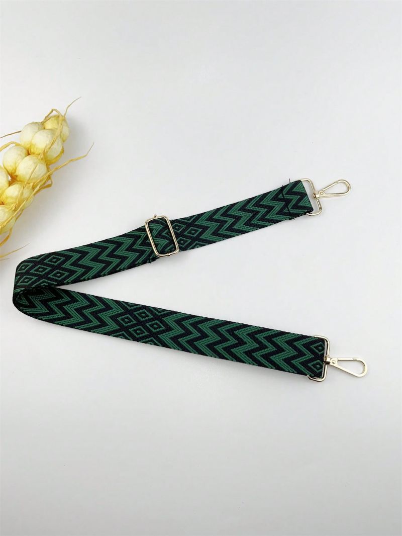Geometric Pattern Bag Strap Adjustable