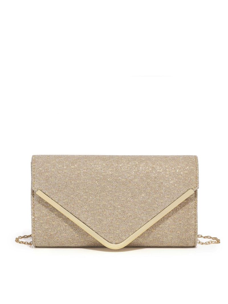Small Envelope Bag Metal Decor Glitter For Party