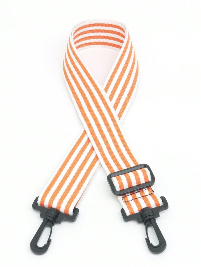 Colorblock Bag Strap Striped Pattern Adjustable