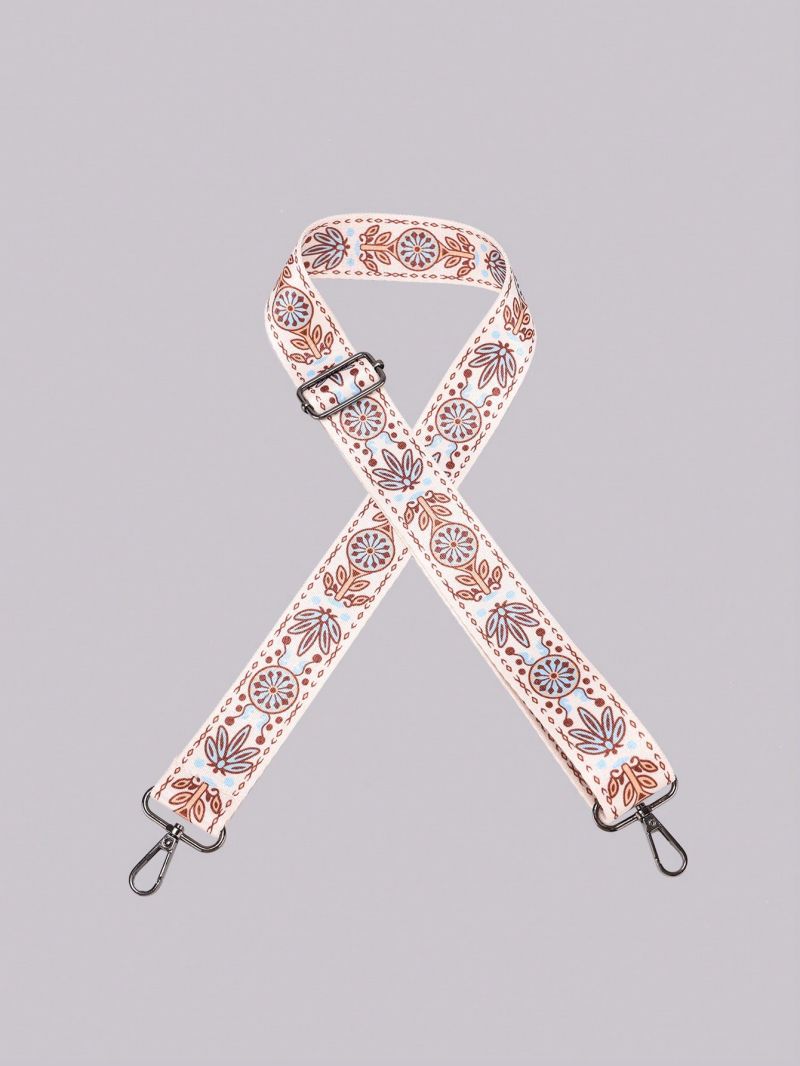 Flower Pattern Bag Strap Adjustable