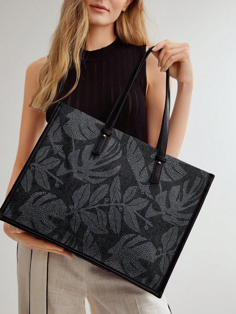 PREMIUM GEOMETRIC TOTE BAG