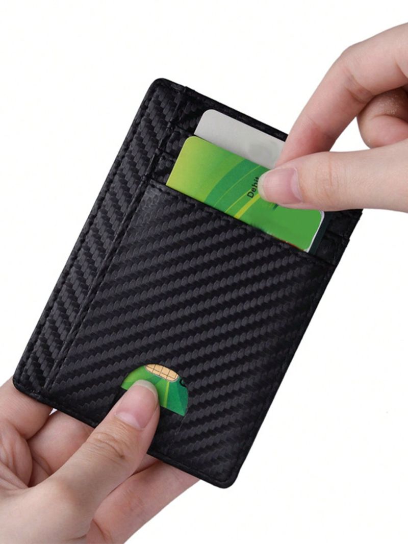Pu Card Bag Wallet Id Credit Bank Card Holder For Men Business Card Cover Multi Card Slot