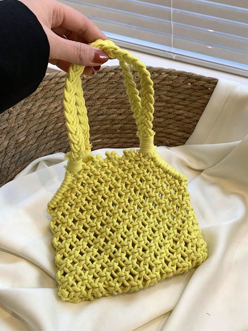 Mini Crochet Bag Hollow Out Design Vacation