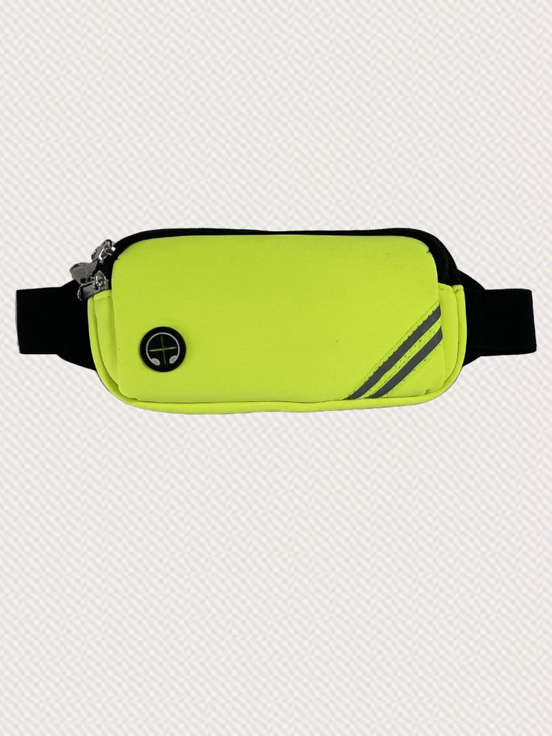 1pc Striped Running Waist Bag