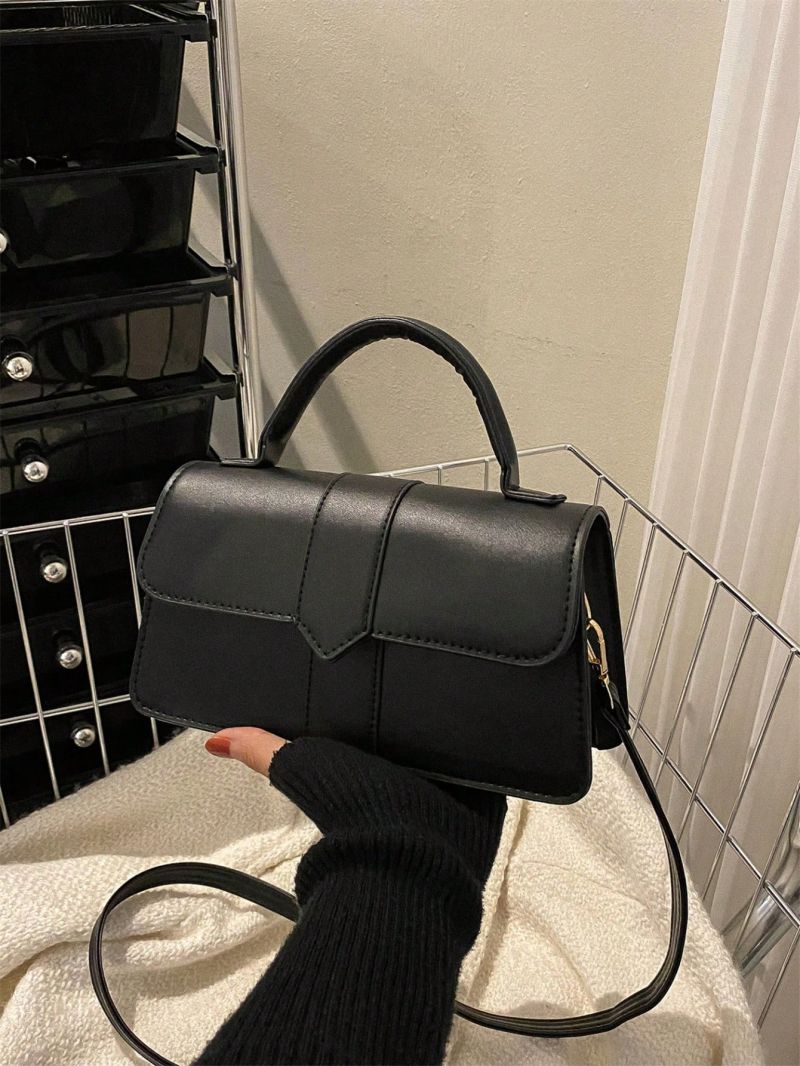 Mini Flap Square Bag Minimalist With Top Handle