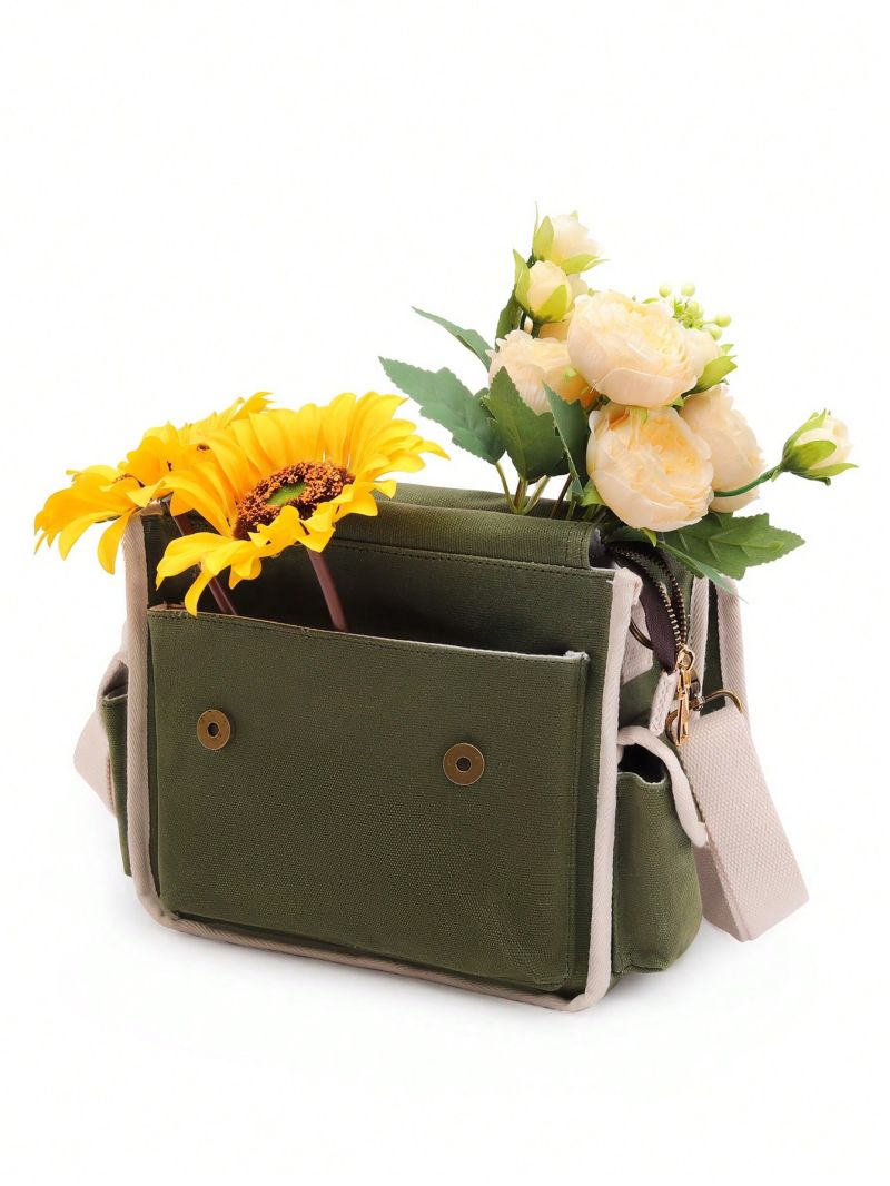 Girls Retro Simple Shoulder Bag, Fashionable Versatile Women's Bag, Waterproof Large Capacity Crossbody Bag