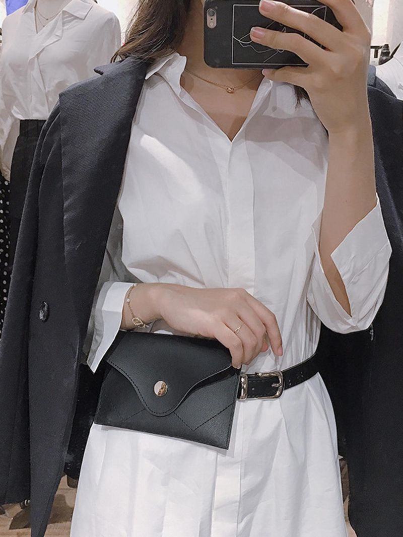 Solid Color Belt Bag