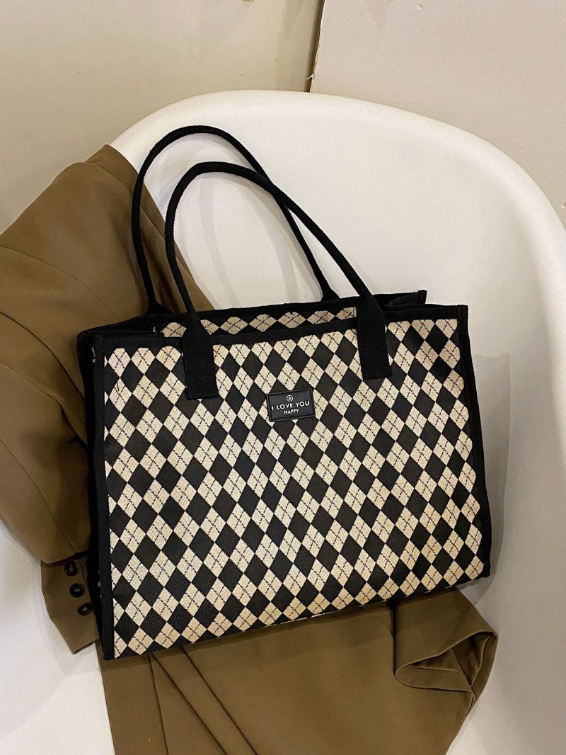 Fashionable And Versatile Casual Large-Capacity Upper Shoulder Tote Bag