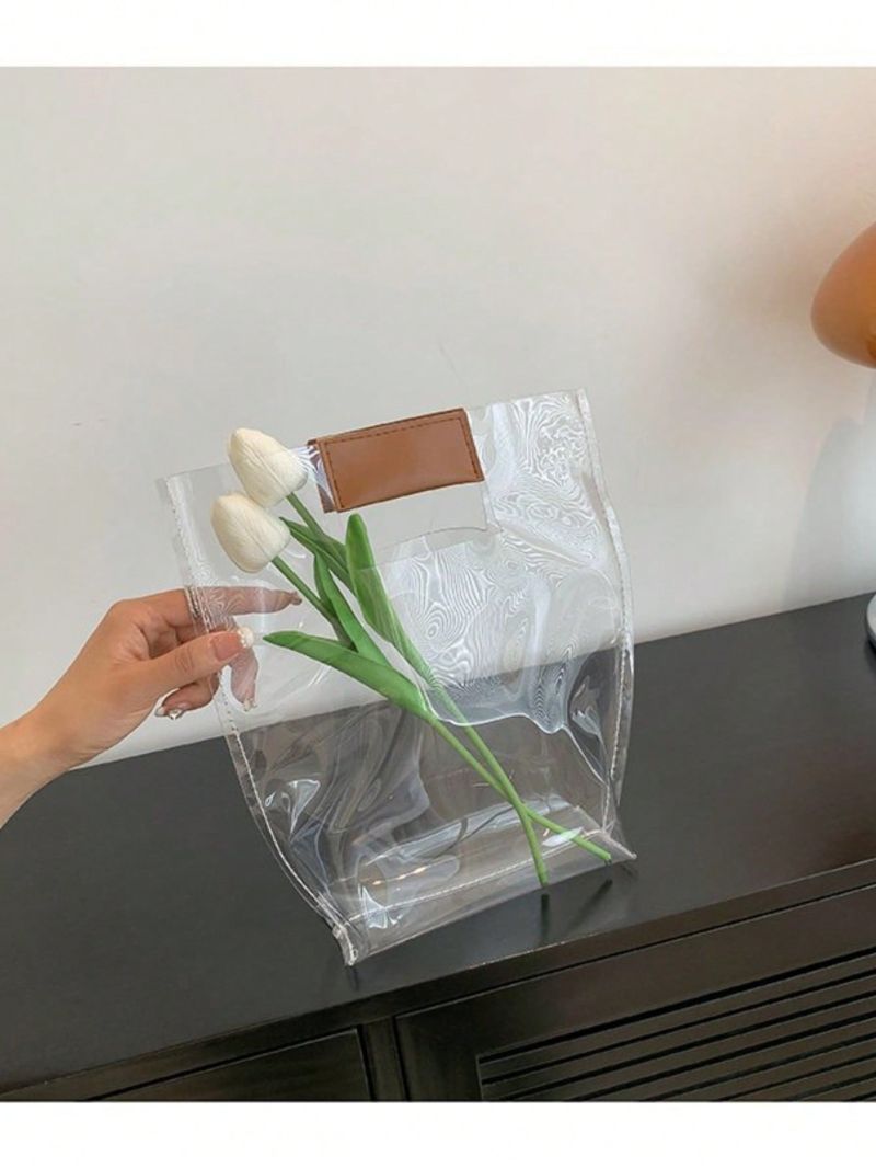 Clear Satchel Bag Fashion Style Double Handle