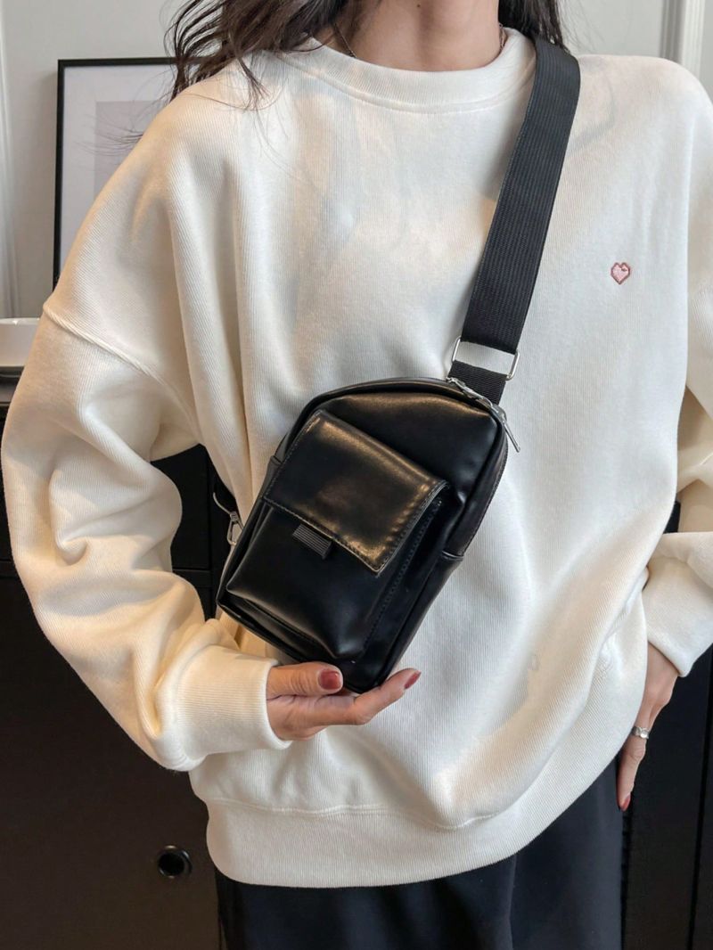 Minimalist Sling Bag Mini Black For Daily