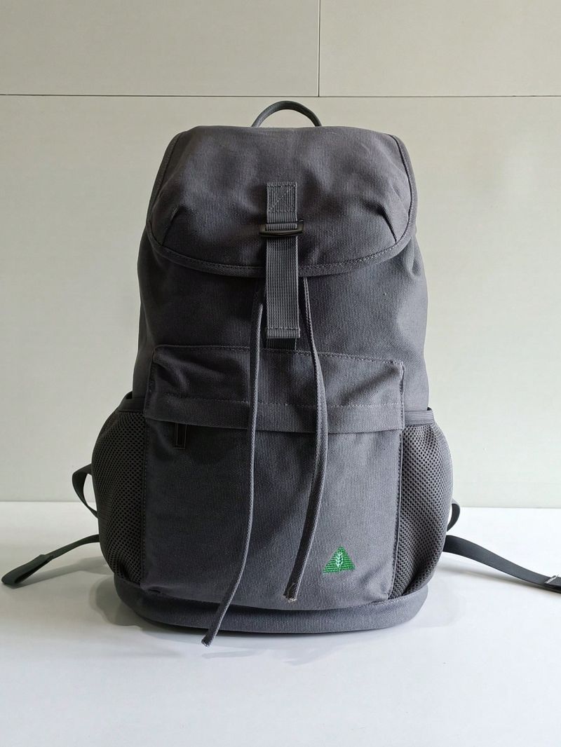 Embroidered Flap Drawstring Design Backpack